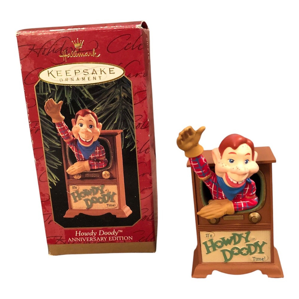 Hallmark 1997 Howdy Doody 50th Anniversary Christmas Keepsake Ornament in Original Box  