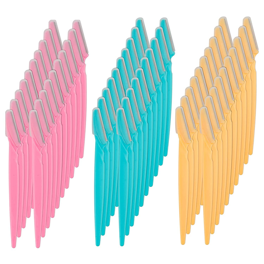 Eyebrow Razor 62 Pcs Multipurpose Exfoliating Dermaplaning Tool Trimming and Sha