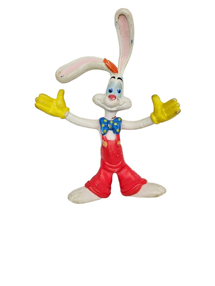 Vintage 1987 Disney Roger Rabbit Bendable 6 Inch Figure