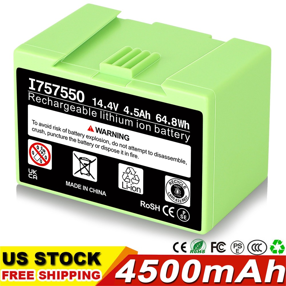 ABL-D1 14.4V 4.5Ah Lithium For iRobot Roomba i7 battery i3 i4 i6 i7 j7 i8 Vacuum-image