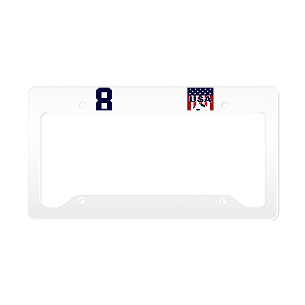 CafePress USA Soccer License Plate Holder License Frame (1304599134)