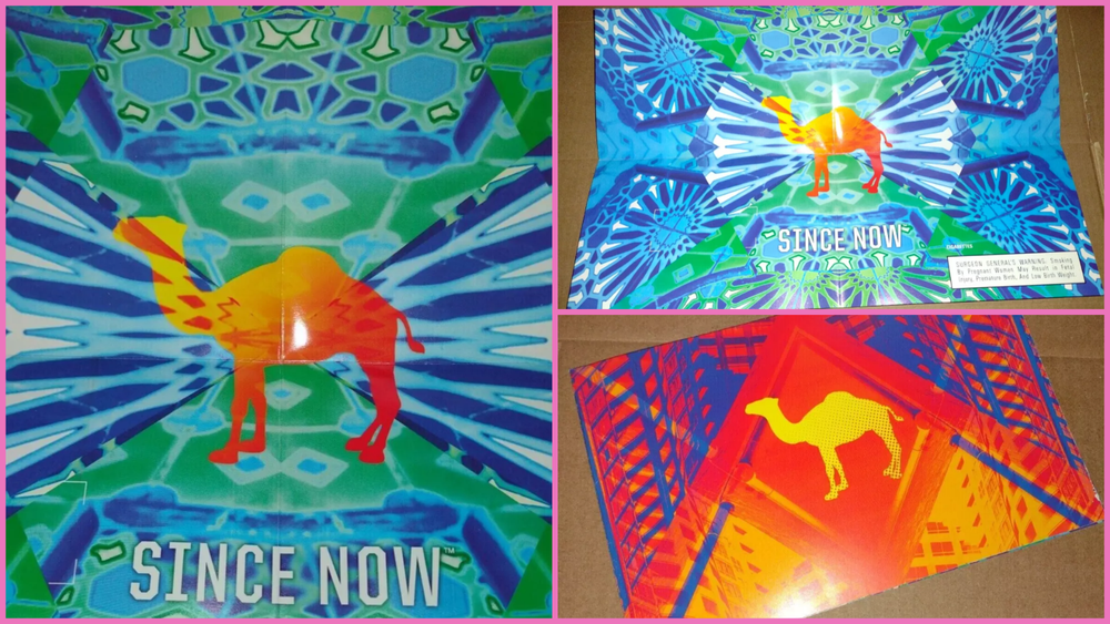 Vintage 2016 JOE CAMEL CIGARETTES Print Ad RED HAT POOL BILLIARDS Colorful Print