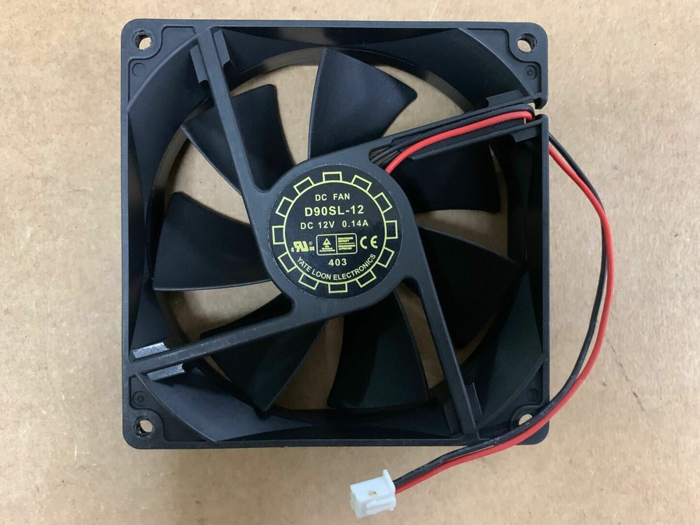 1pcs Yate Loon D90SL-12 9025 DC12V 0.14A chassis cooling fan 2pin /