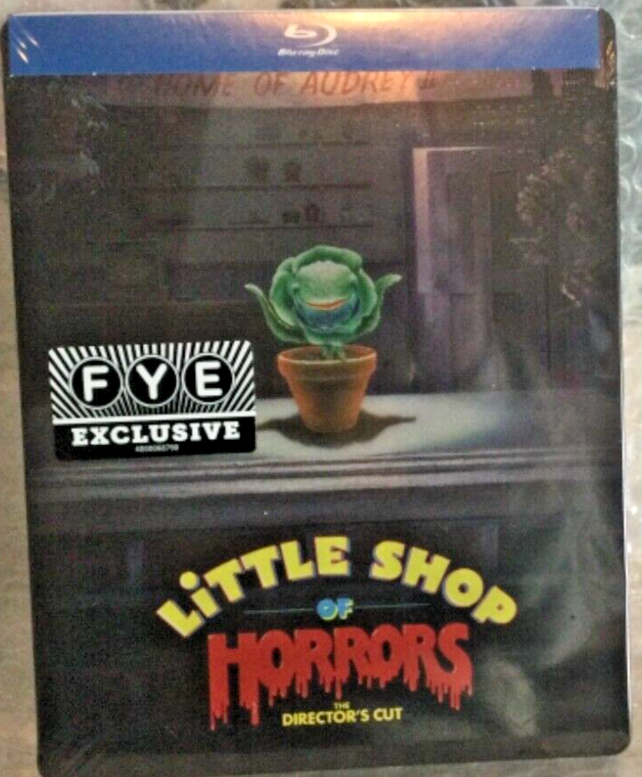 LITTLE SHOP OF HORRORS BLU RAY Steelbook Limited Edition EXCLUSIVE FYE (SEALED)