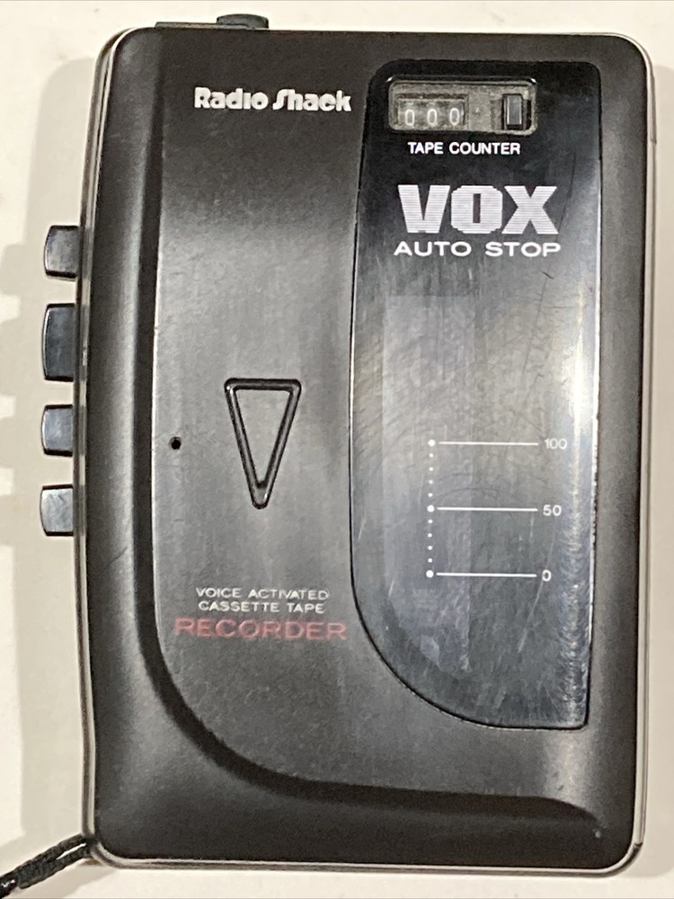 Radio Shack CTR-89 Model 14-1104 Cassette Tape Recorder/Player - TESTED/WORKS