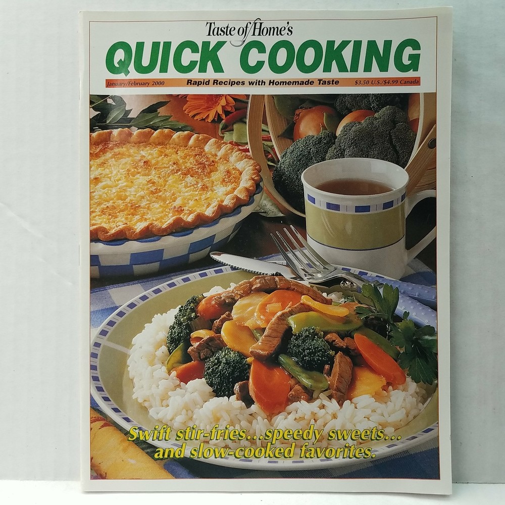 Taste Of Homes Quick Cooking Magazine January/February 2000