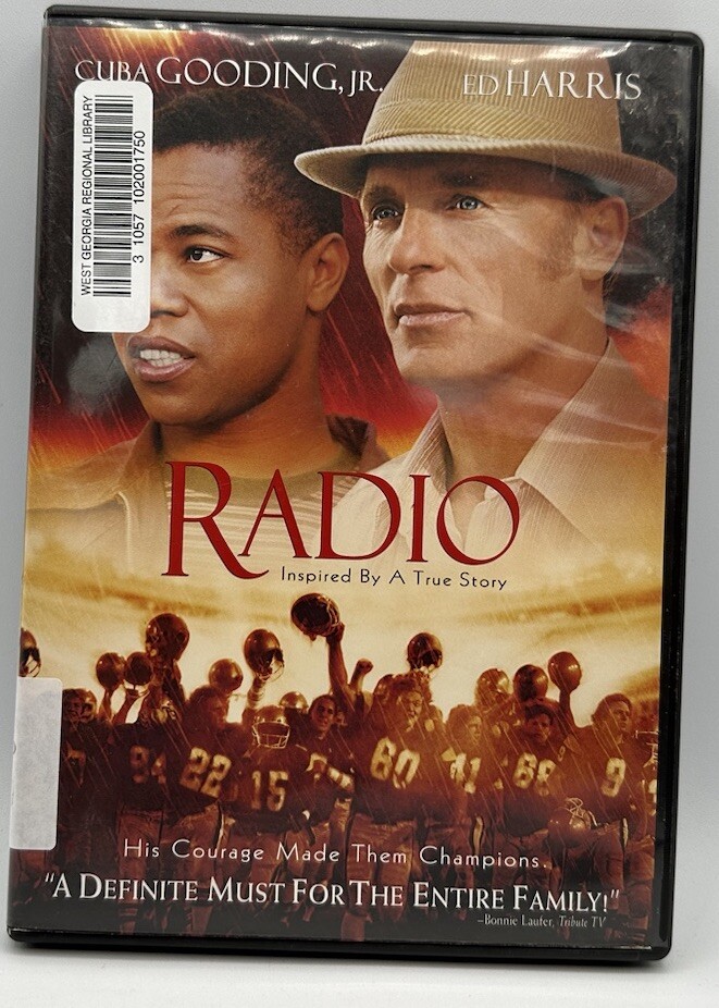 Radio DVD Widescreen Inspired By A True Story Cuba Gooding Jr. Ed Harris 2004