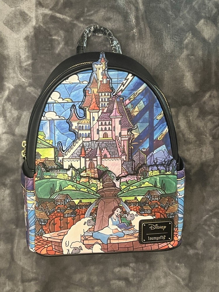 Disney Belle Castle Mini Backpack Beauty and the Beast Loungefly Rare