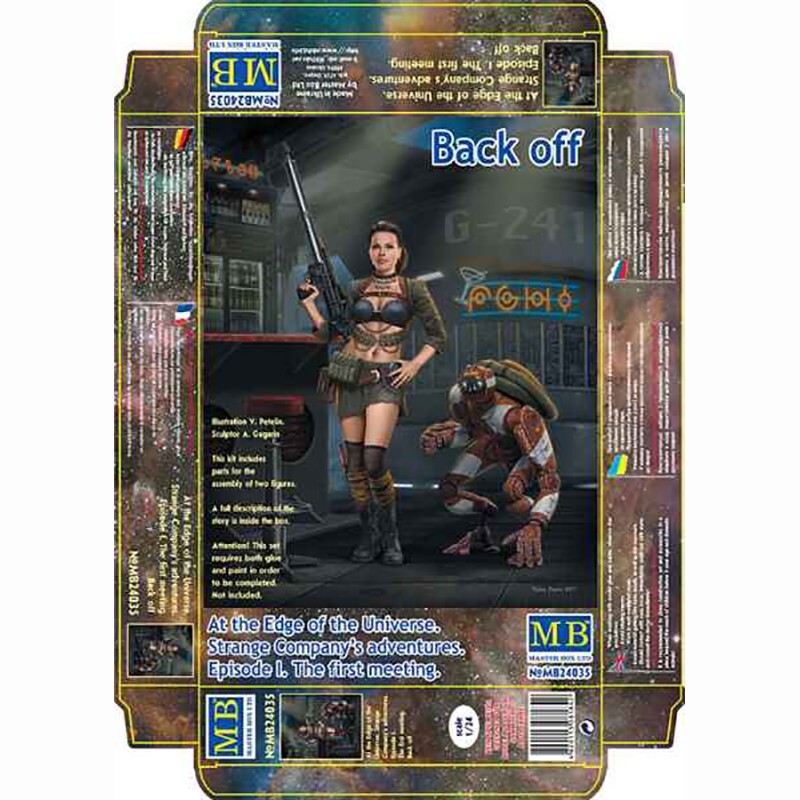 MASTER BOX MB24035 Scale Figure Kit 1:24 Strange Company’s adventures. Episode I