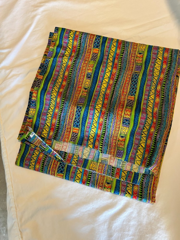 Laurel Burch - MultiColor Stripes - 44X50 Panel