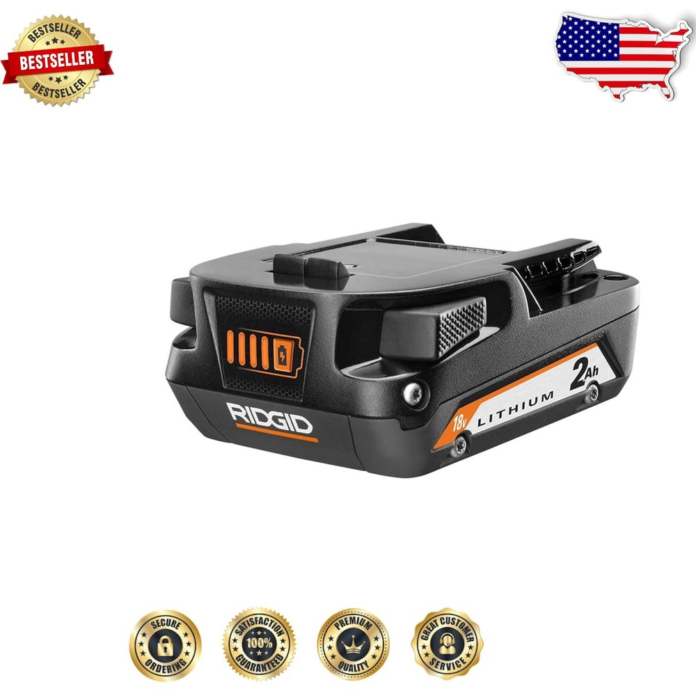 Lightweight 18V 2.0Ah Lithium-Ion Battery - Extended Runtime for Power Tools