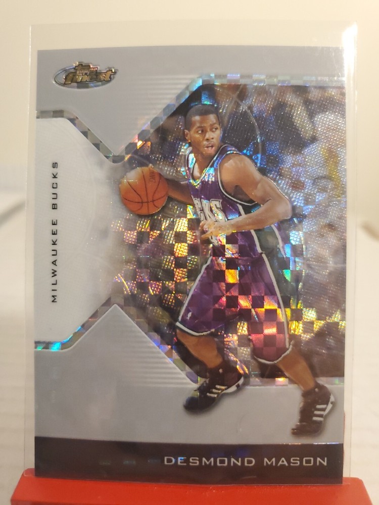 2004-05 Topps Finest X-Fractor #6 Desmond Mason 194/199 Milwaukee Bucks