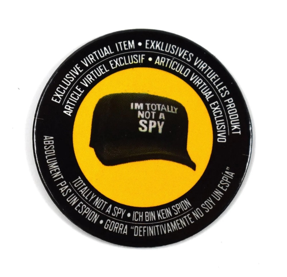 Roblox TOTALLY NOT A SPY Hat Virtual item Code, sent via eBay Messages-image