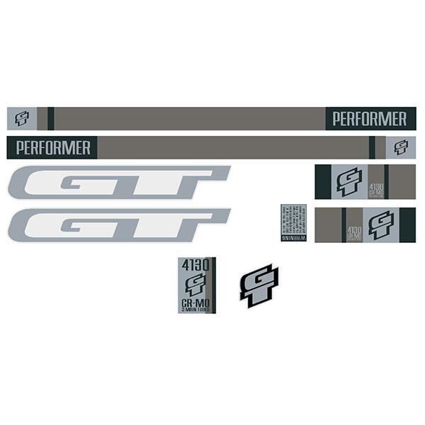 2003 GT BMX - Performer - for blue frame - decal set - Chrome frame