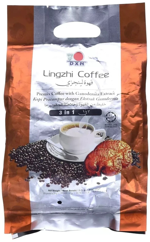 DXN Lingzhi Coffee 3-in-1 with Ganoderma Globally Free Shipping