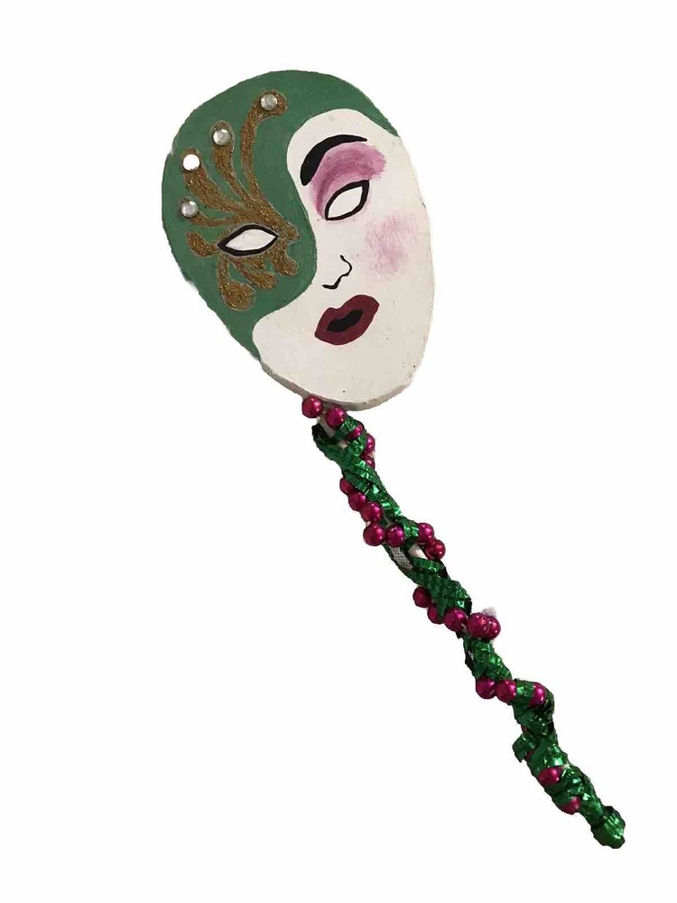 Mardi Gras Wood Mask Wall Hanging Decor