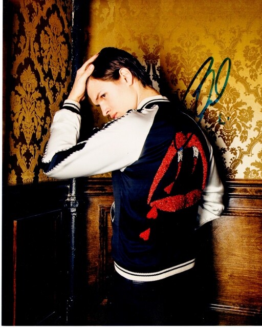 Ansel Elgort Signed 8x10 inch Photo - Baby Driver  Divergent and Insurgent Actor
