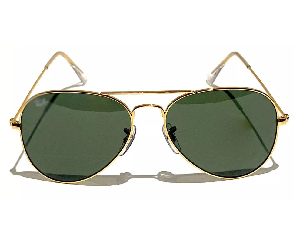NEW Men's Women's Fashion Aviator Sunglasses Gold Rim Free Shipping