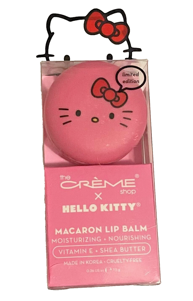 The Crème Shop x Sailor Moon Artemis Macaron Lip Balm - Peach Strawberry Scent
