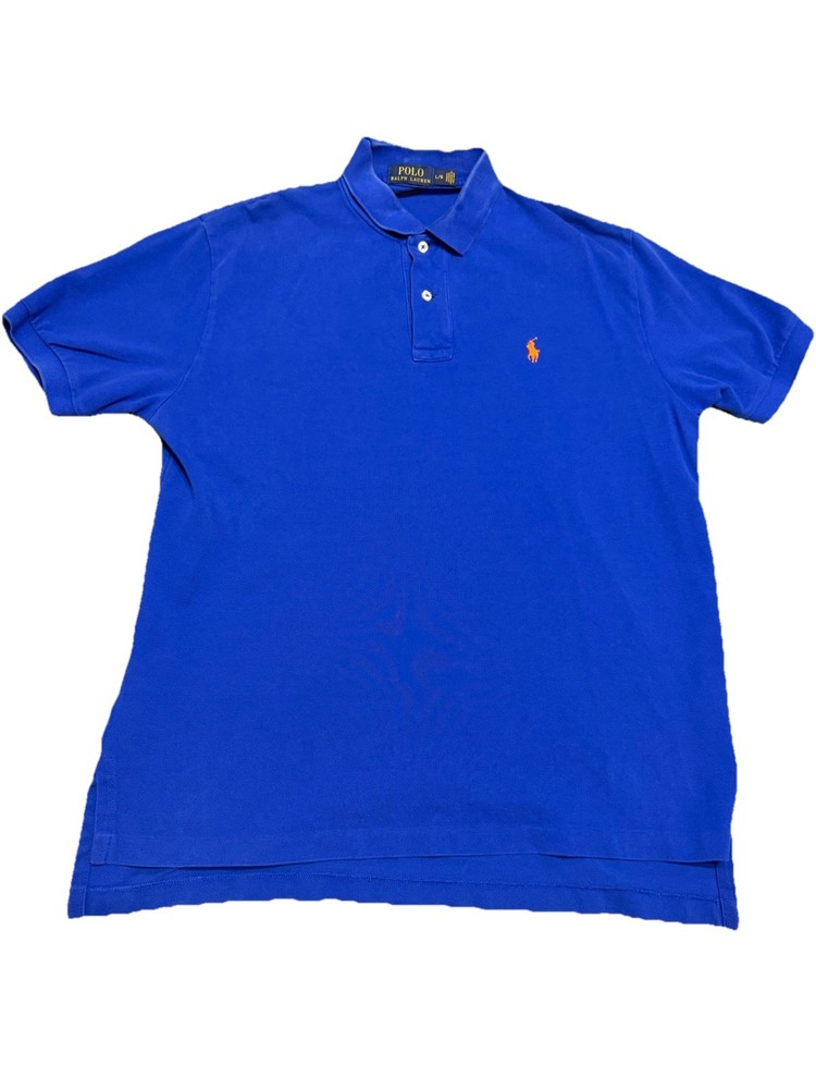Polo Ralph Lauren Classic Fit Men's Blue Short Sleeve Polo Shirt Size L
