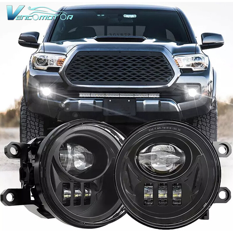 For Tacoma 2016 2017 2018 2019 2020 LED Bumper Fog Lights Projector Driving Lamp