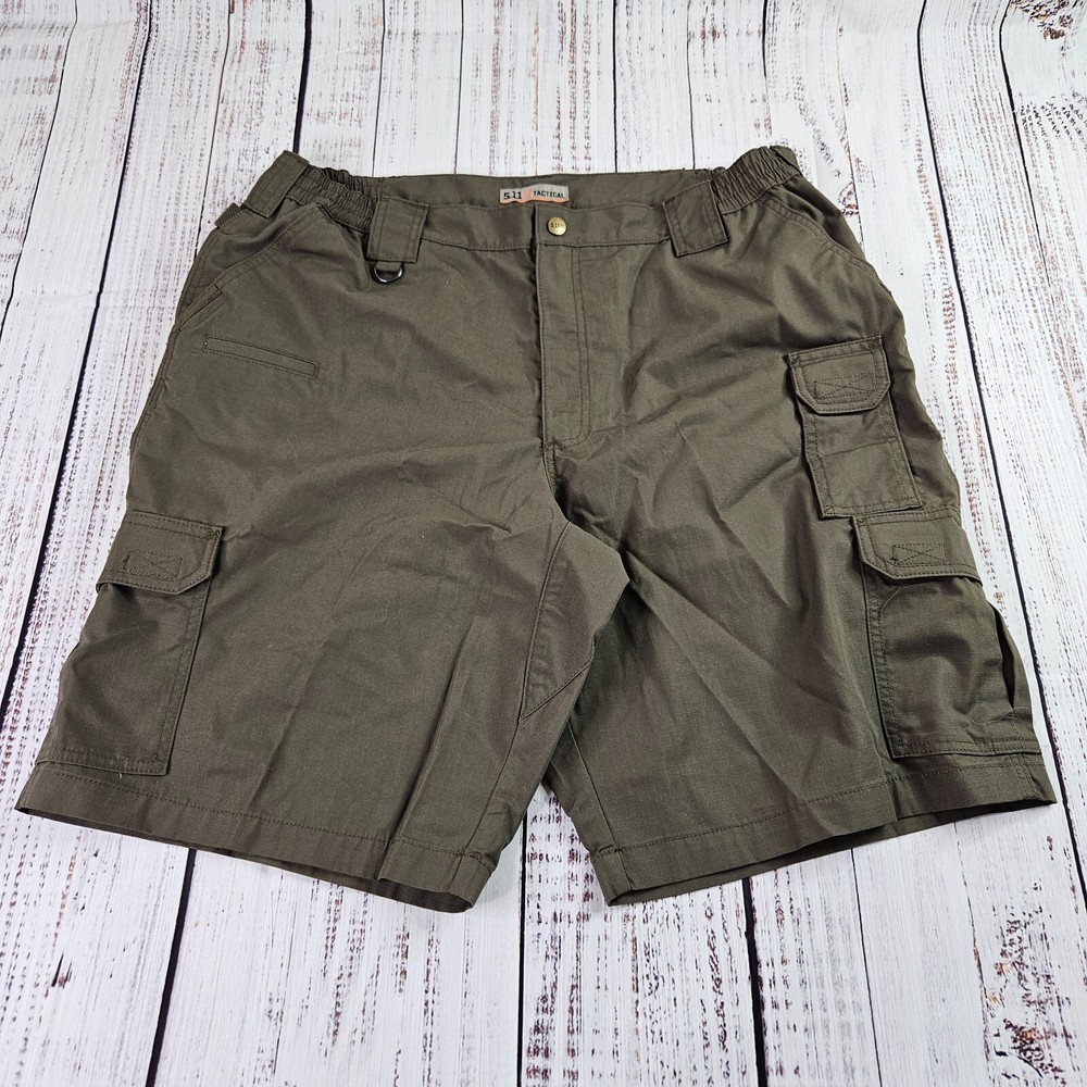 511 Tactical ABR Pro Cargo Shorts Mens 40 Green Ripstop Outdoors Fishing Work-image