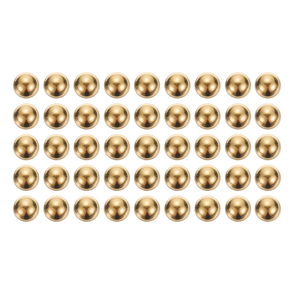 50pcs Precision Solid Brass Bearing Balls 3mm Industrial Brass Ball Spheres