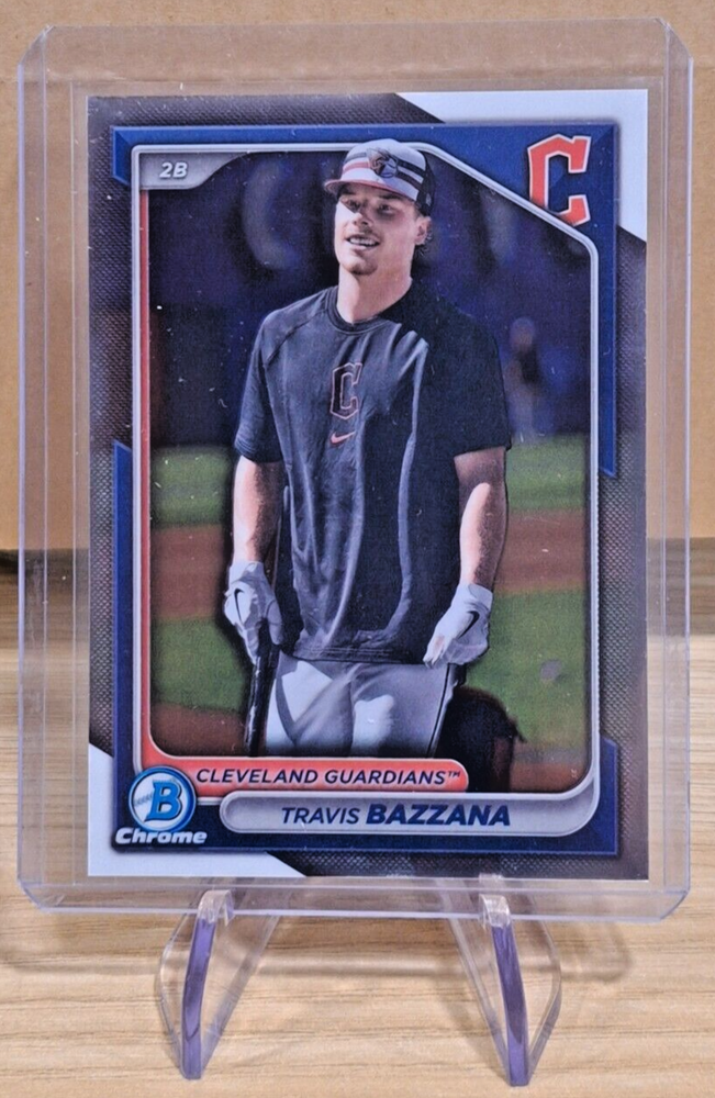 2024 Bowman Chrome Draft TRAVIS BAZZANA BDC-1 Image Variation SP Guardians #1