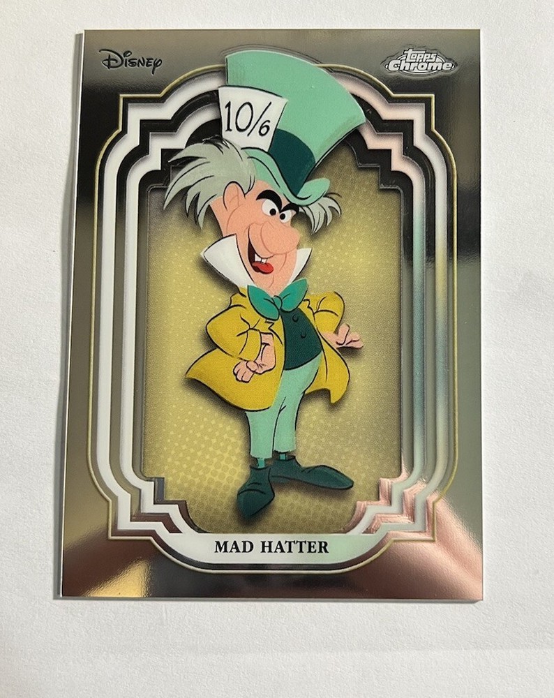 2024 Topps Chrome Disney Mad Hatter Alice in Wonderland #43 Base Card