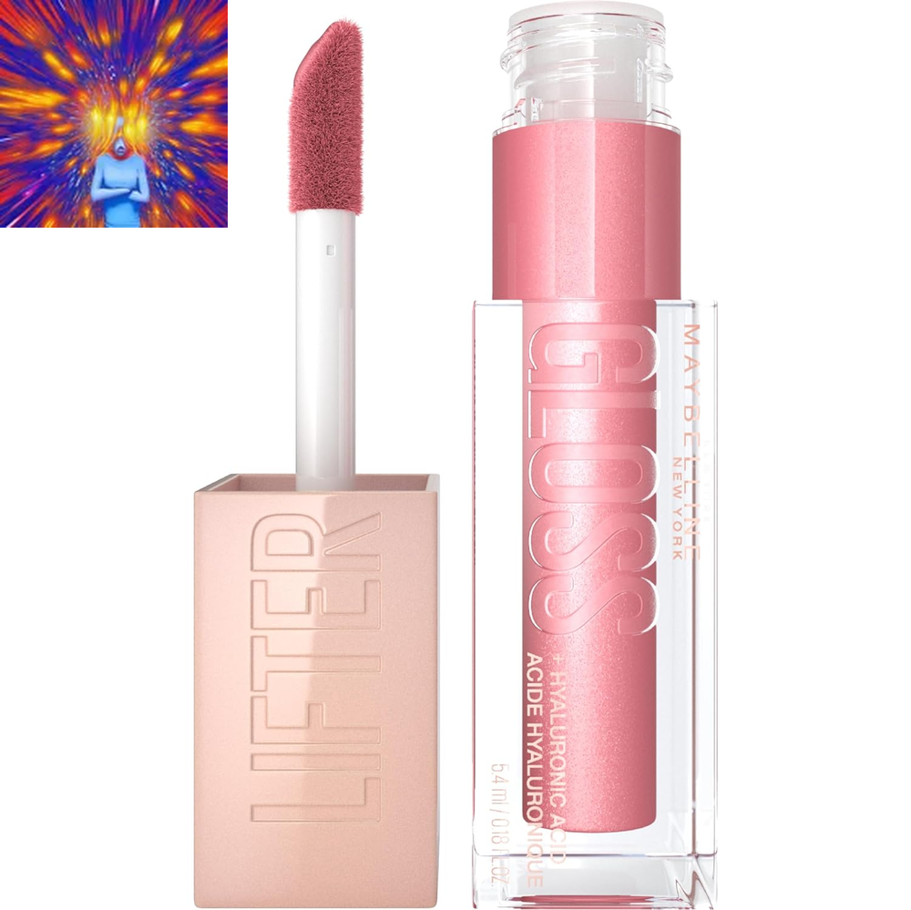 Lifter Gloss, Hydrating Lip Gloss with Hyaluronic Acid, High Shine for Plumper L