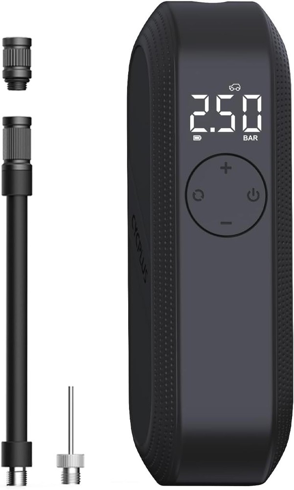 CYCPLUS 150 PSI Portable Electric Air Pump for Bikes and Cars