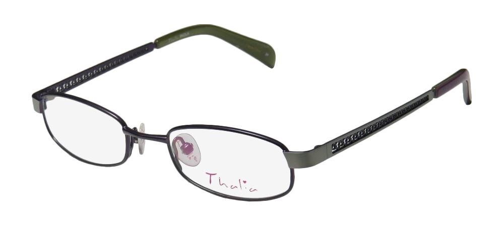 NEW THALIA PAOLA GLASSES METAL WOMENS FULL-RIM PURPLE PU DESIGNER 46-17-130