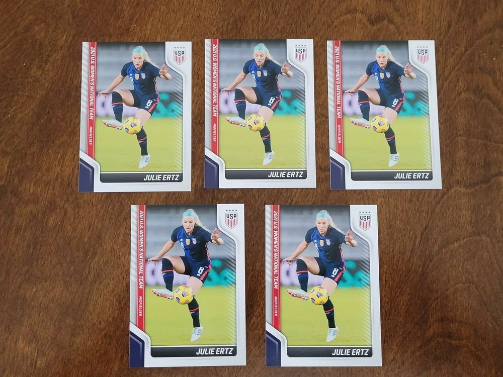 Julie Ertz 5-Card Lot 2021 USWNT Panini Instant Soccer Women's National Team
