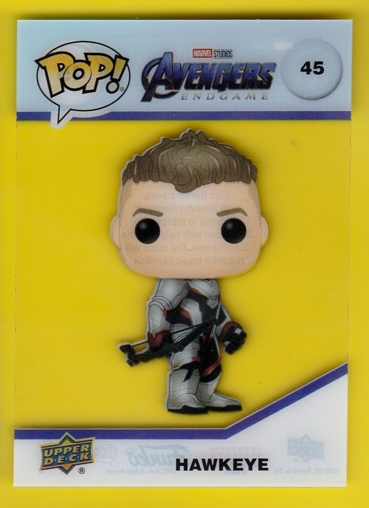 2023 Upper Deck Marvel Funko Pop Hawkeye Clear Cut 1:288 Case Hit VH2F