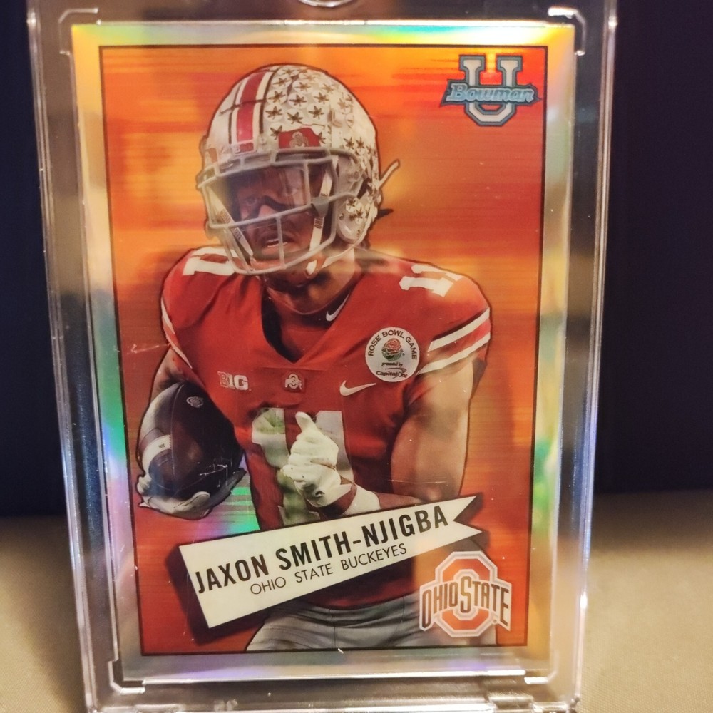 2022 topps chrome U Jaxon Smith-Njigba RC