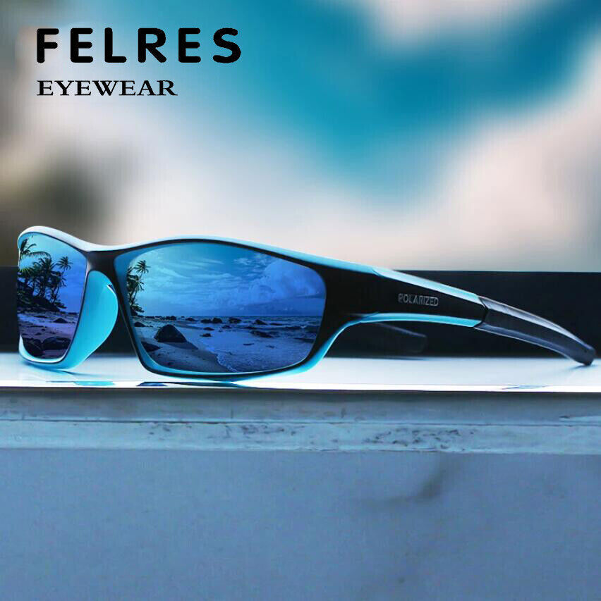 Men Women Oval Sports Cycling Polarized Sunglasses Driving Fishing Goggles UV400