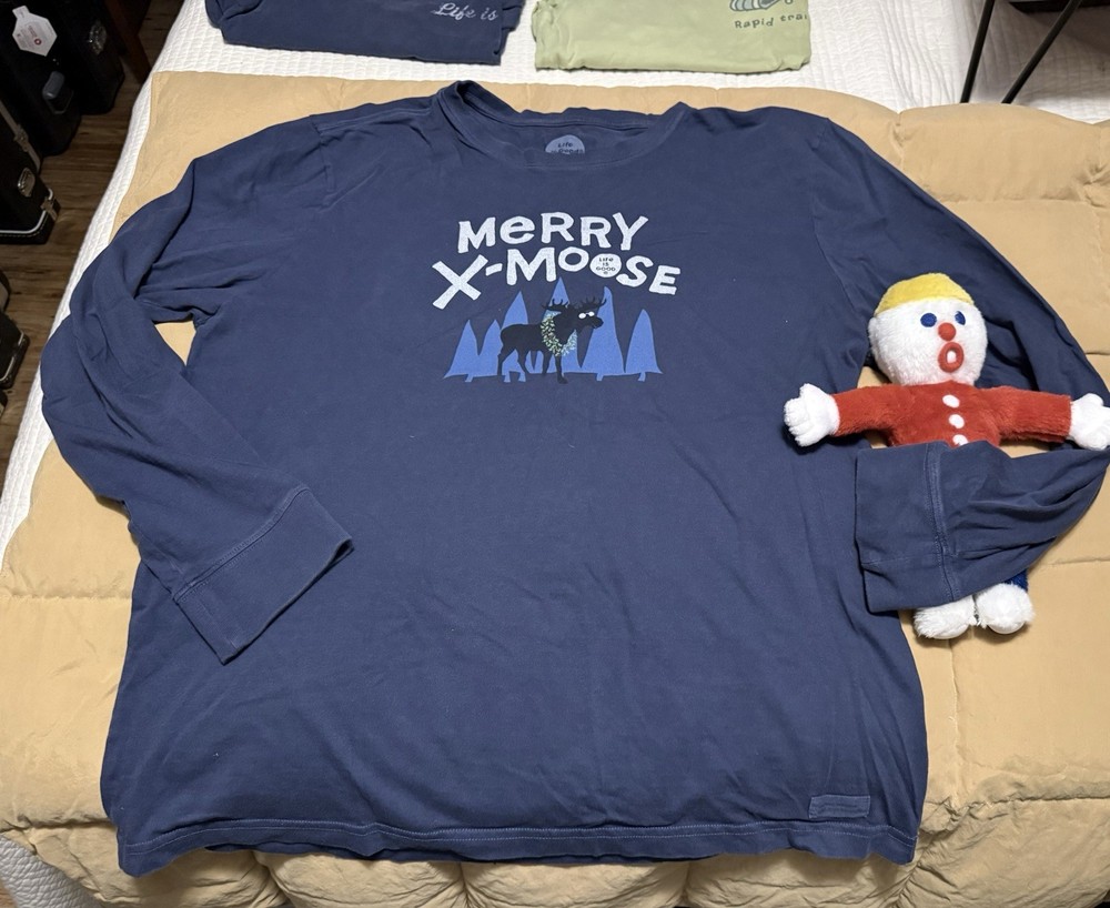 Life Is Good Men’s Long Sleeve T Shirt. Combine Shipping Available