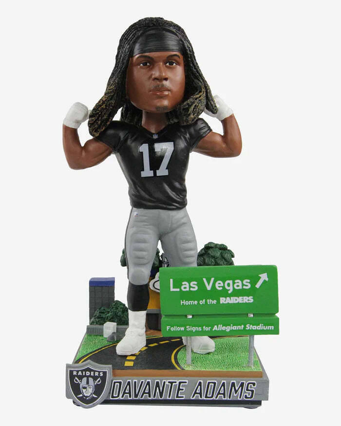 Davante Adams Las Vegas Raiders NFL Bobblehead Collectible