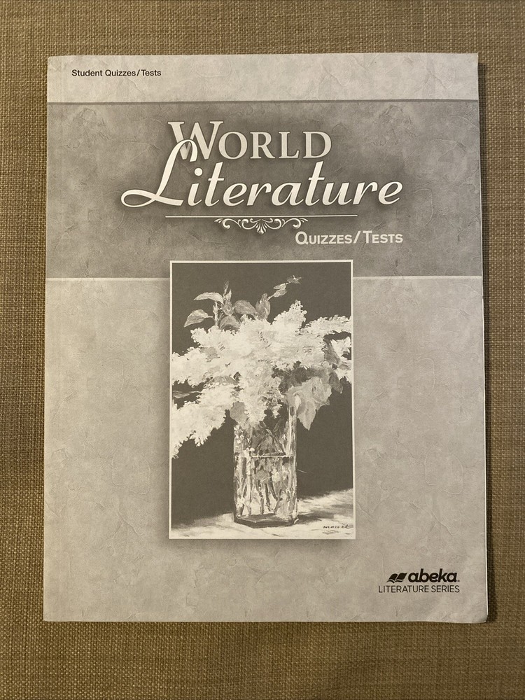 Abeka World Literature Student Quizzes Tests Like New Condition-image