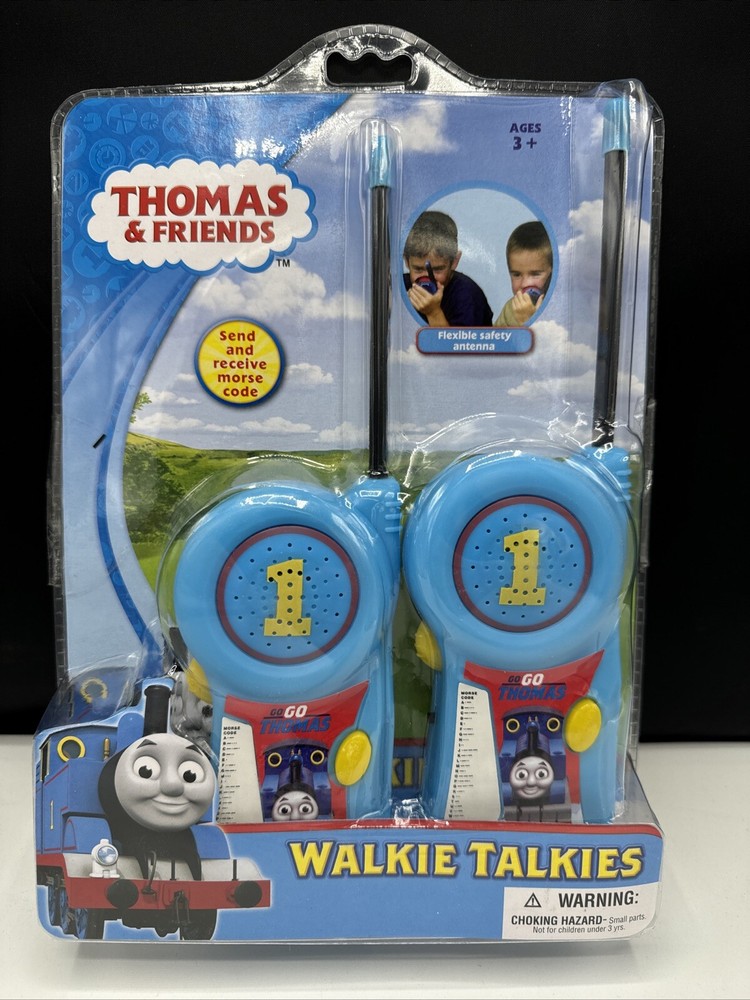 Thomas & Friends Walkie Talkies Two Way Radio Toy Pair Morse Code Sealed 2012