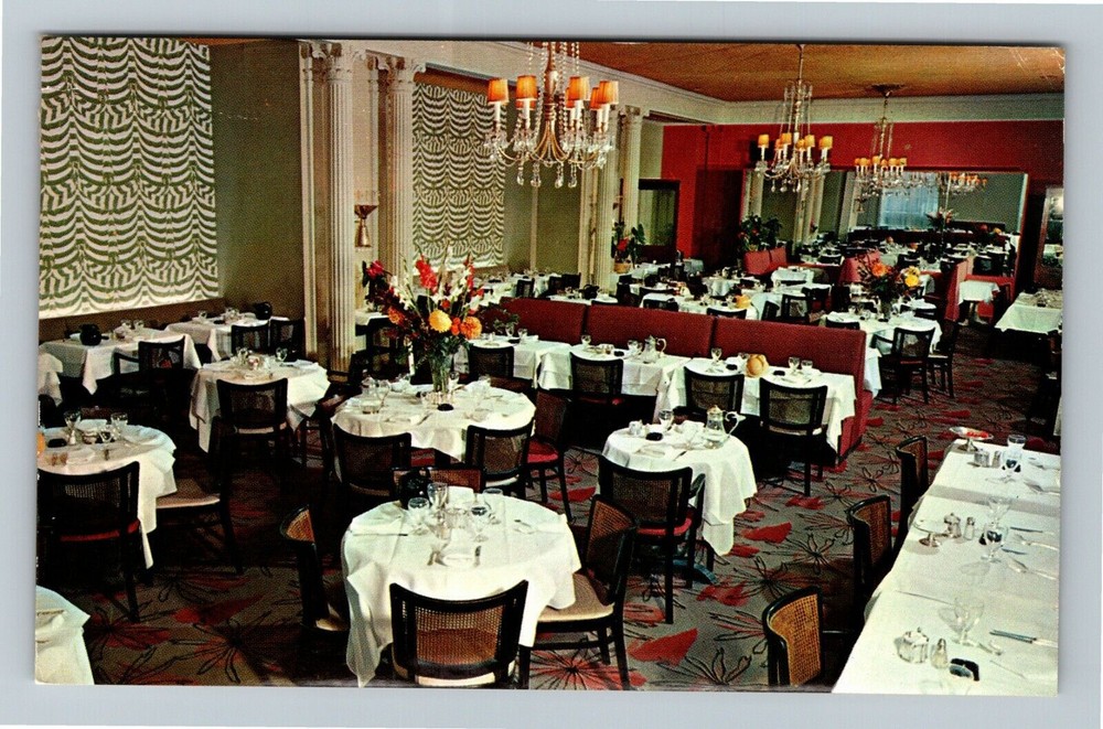 New York City, NY-New York, Divan Parisien Restaurant Vintage Souvenir Postcard