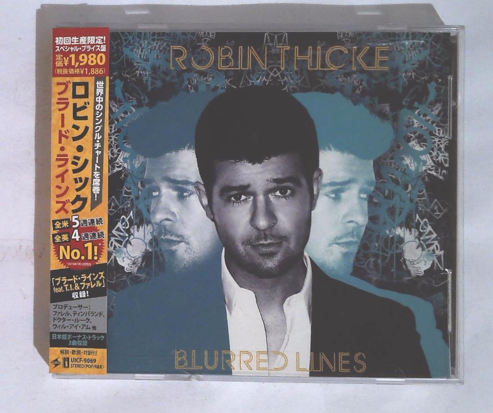 Robin Thicke – Blurred Lines UICF-9069 JAPAN CD OBI