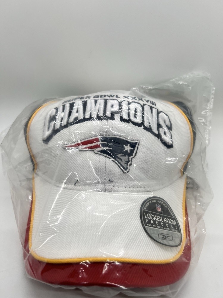 New England Patriots Super Bowl XXXVIII Champions Adjustable Cap by Reebok