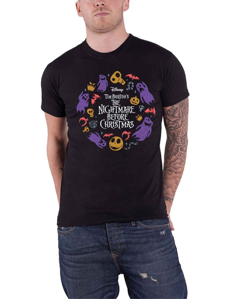 Nightmare Before Christmas Jack Skellington Officially Licensed Men’s Graphic T-Shirt