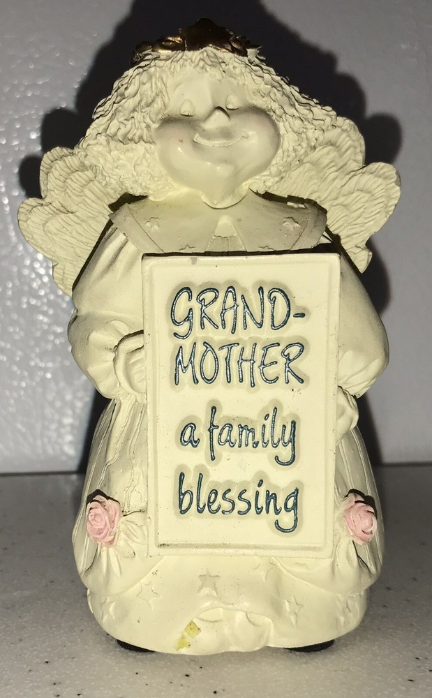GRANDMOTHER A FAMILY BLESSING Abbey Press Angel Figurine MRD6-image