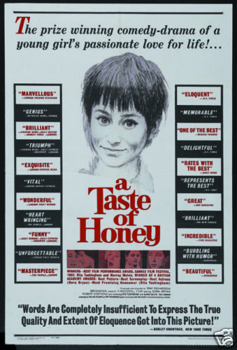 Vintage A Taste of Honey Murray Melvin cult film poster art print-image