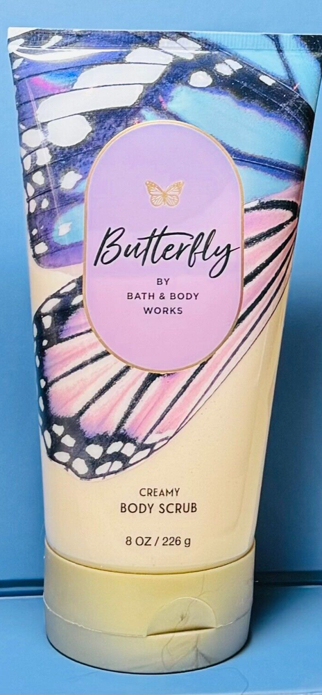NEW ~ BUTTERFLY ~ CREAMY BODY SCRUB ~ Bath & Body Works FREE SHIP