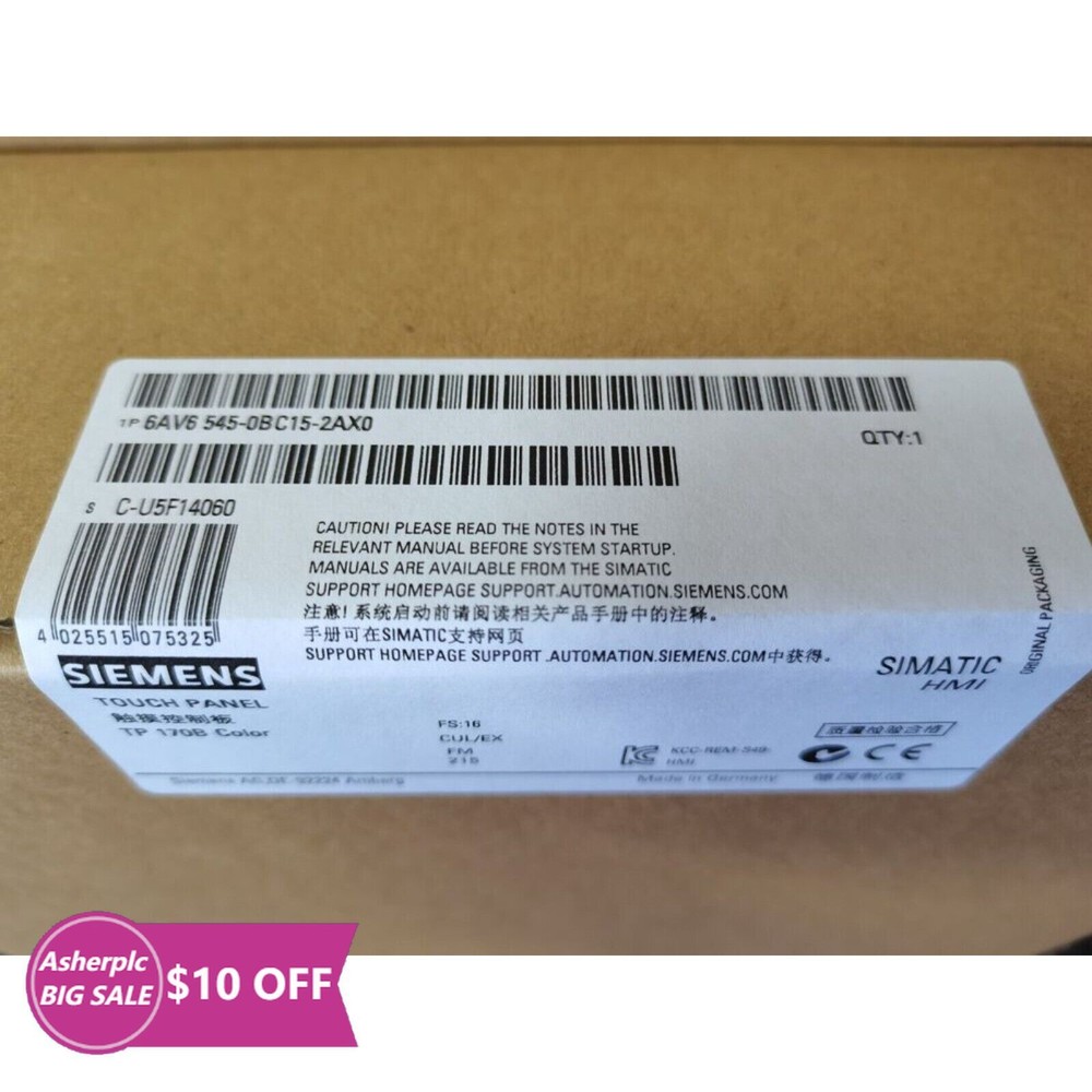 NEW IN BOX SIEMENS HMI TP170B Touch Panel 6AV6545-0BC15-2AX0 6AV6 545-0BC15-2AX0