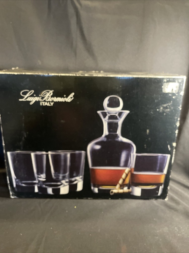 Luigi Bormioli 5-Piece Whiskey Glass Gift Set with Carrying Case  