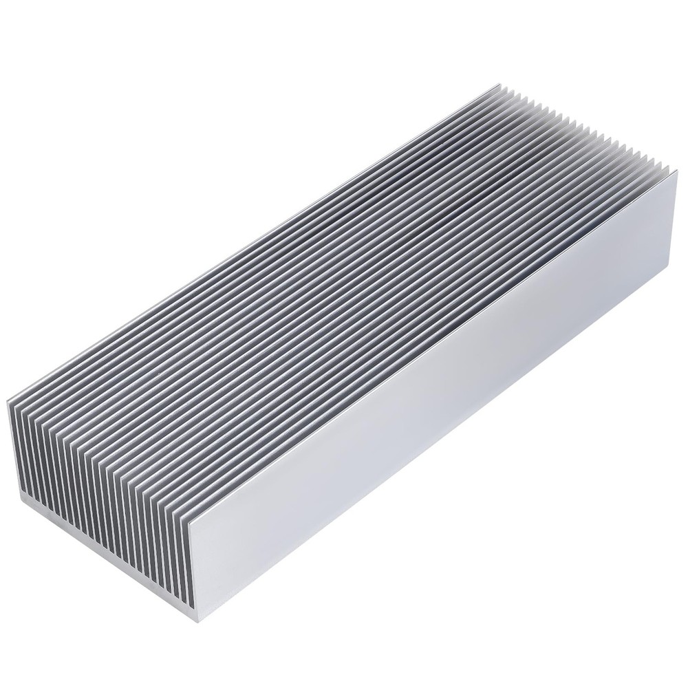 Large Aluminum Heat Sink, 180x69x36mm 7x2.71x1.41, 27 Fin, High Power, Amp